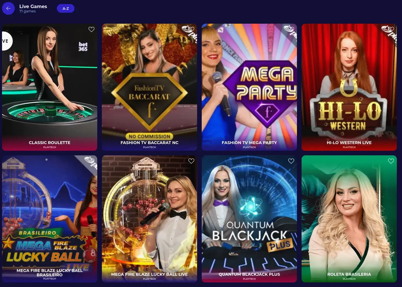 Lizaro casino spelaanbod